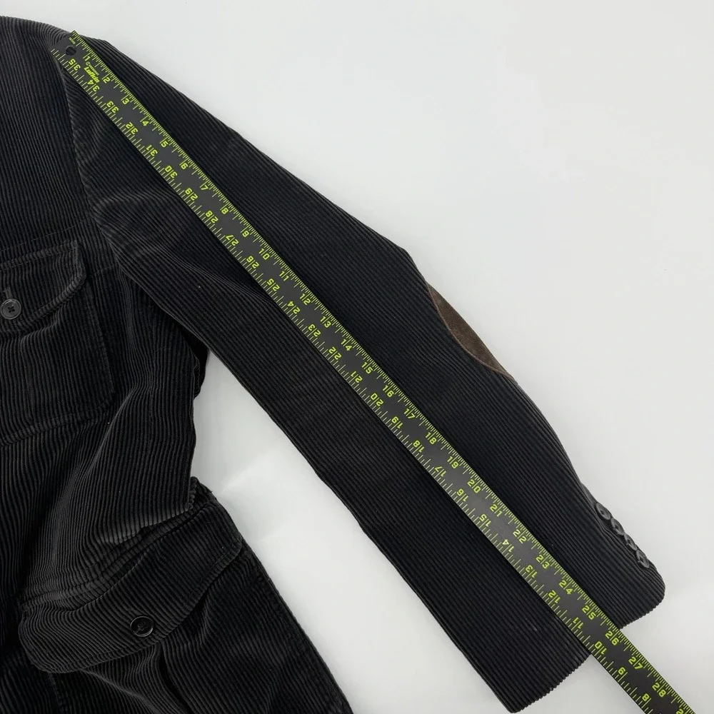 J. Crew Ludlow Jacket Dark‎ Gray Corduroy Elbow Patches Mens Size XL Professor